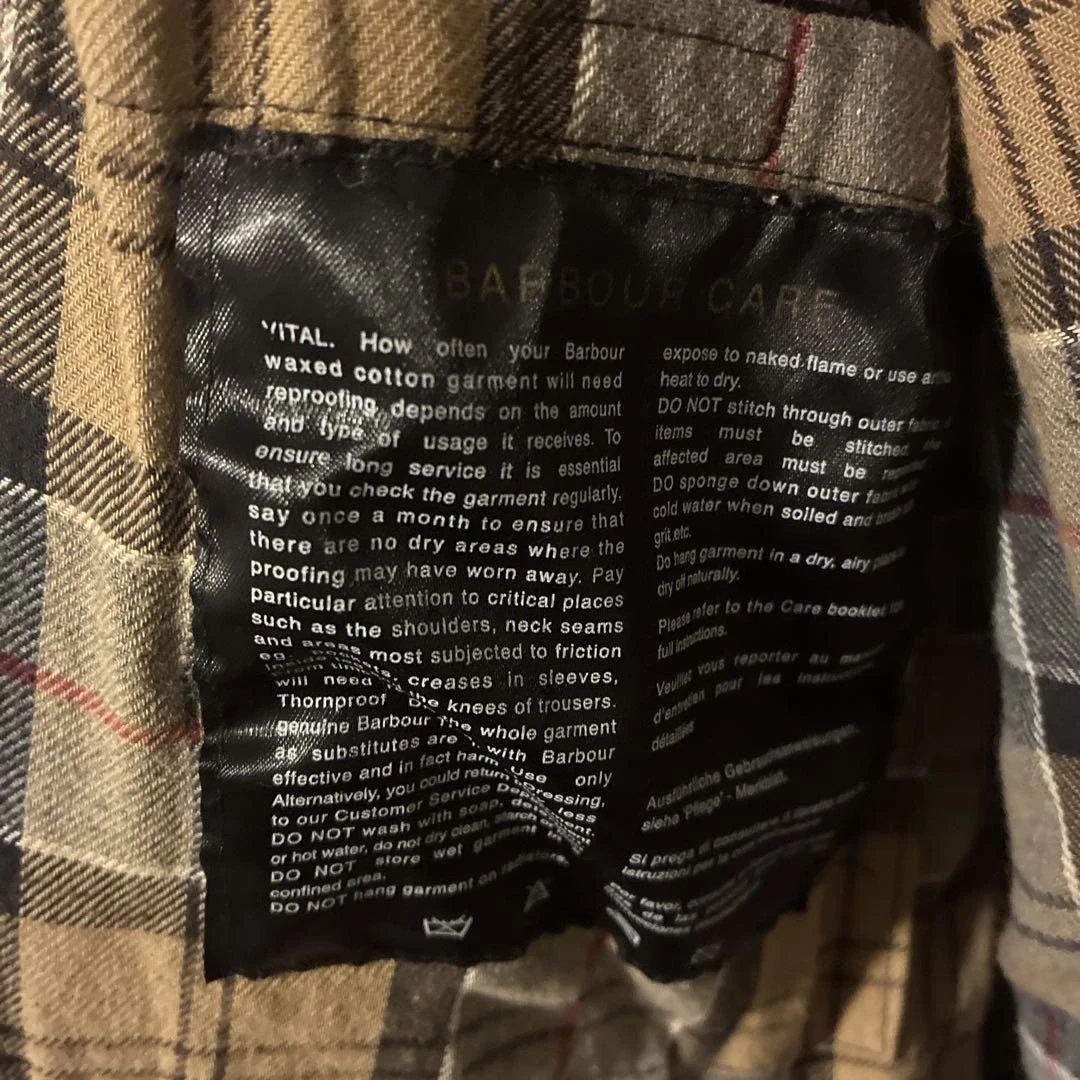 自*光様 希少品！　Barbour BORDER JACKET ネイビー　オイル