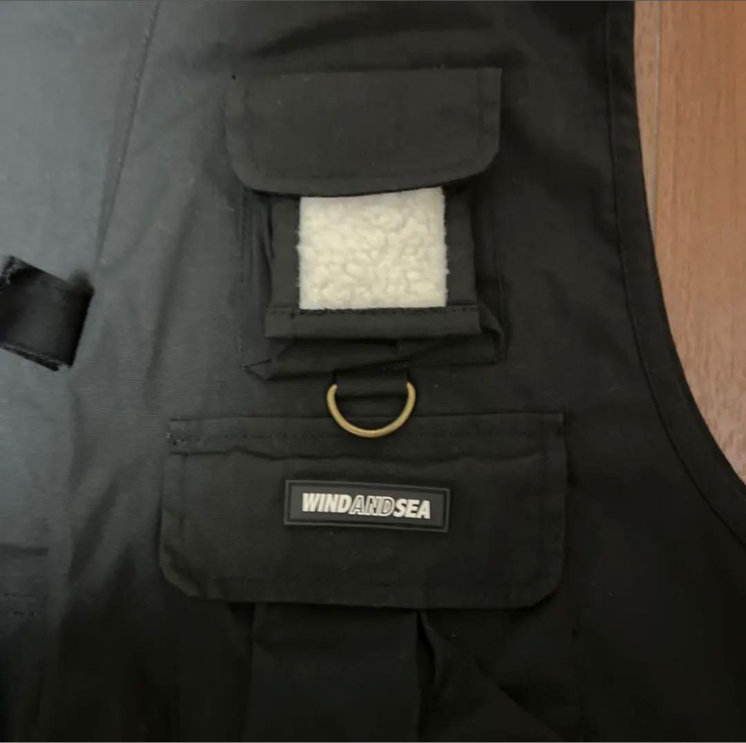 WIND AND SEA ブラック ベスト