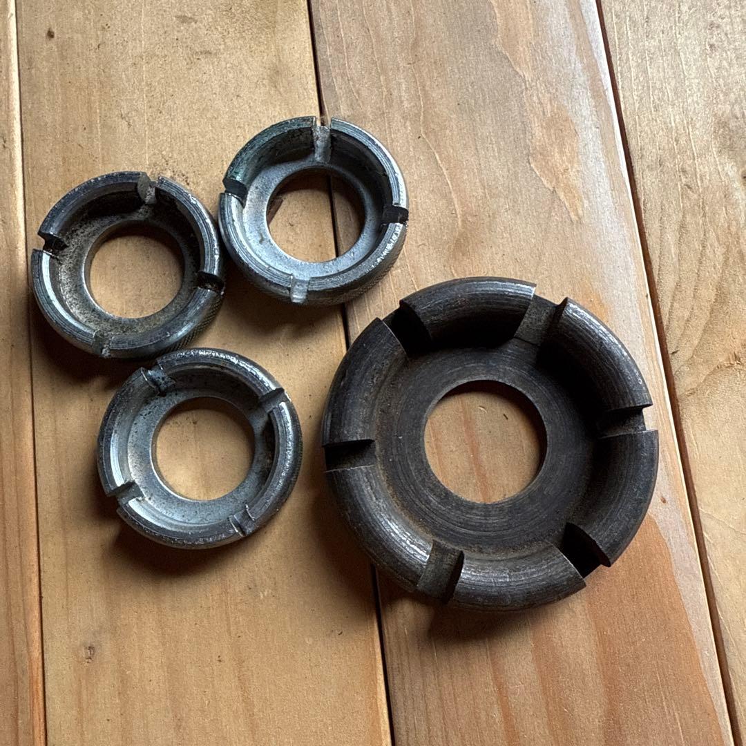 レトロ　自転車特殊工具　ヤエソノ　振れ取り台　宝山　畑屋　スポークレンチ付き