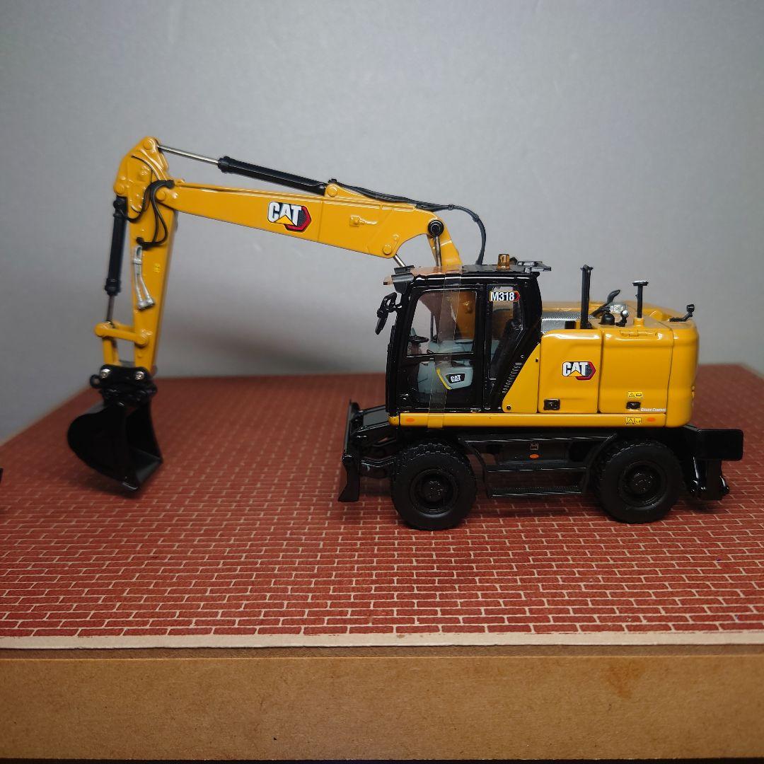 CAT M318 WHEELED EXCAVATOR カスタム品 1/50