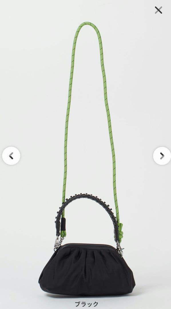 LENK×eclat　宮崎桃代さん別注Dumpling Mini／ナイロンバッグ