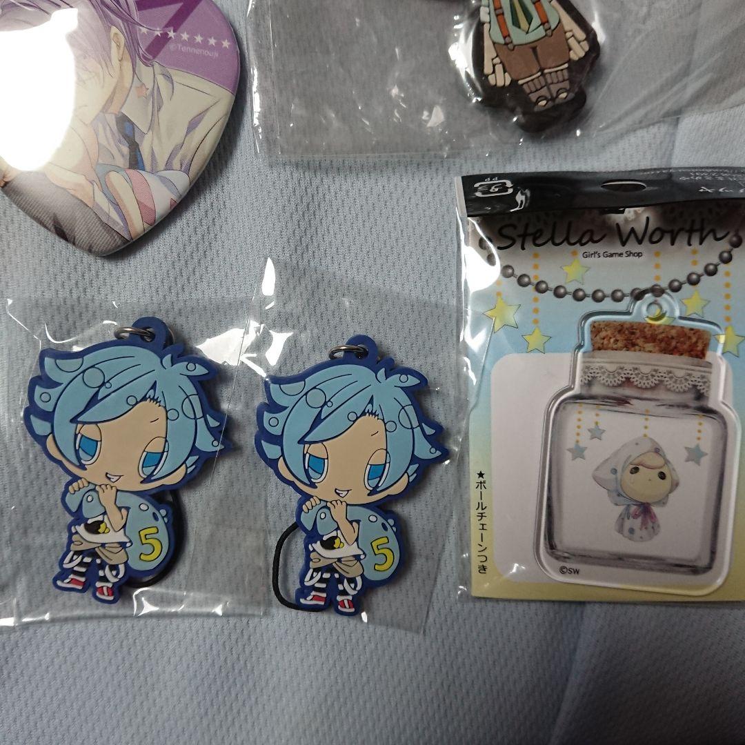 【メル】ラッキードッグ ラキド ハート缶バッジ ラバスト セット