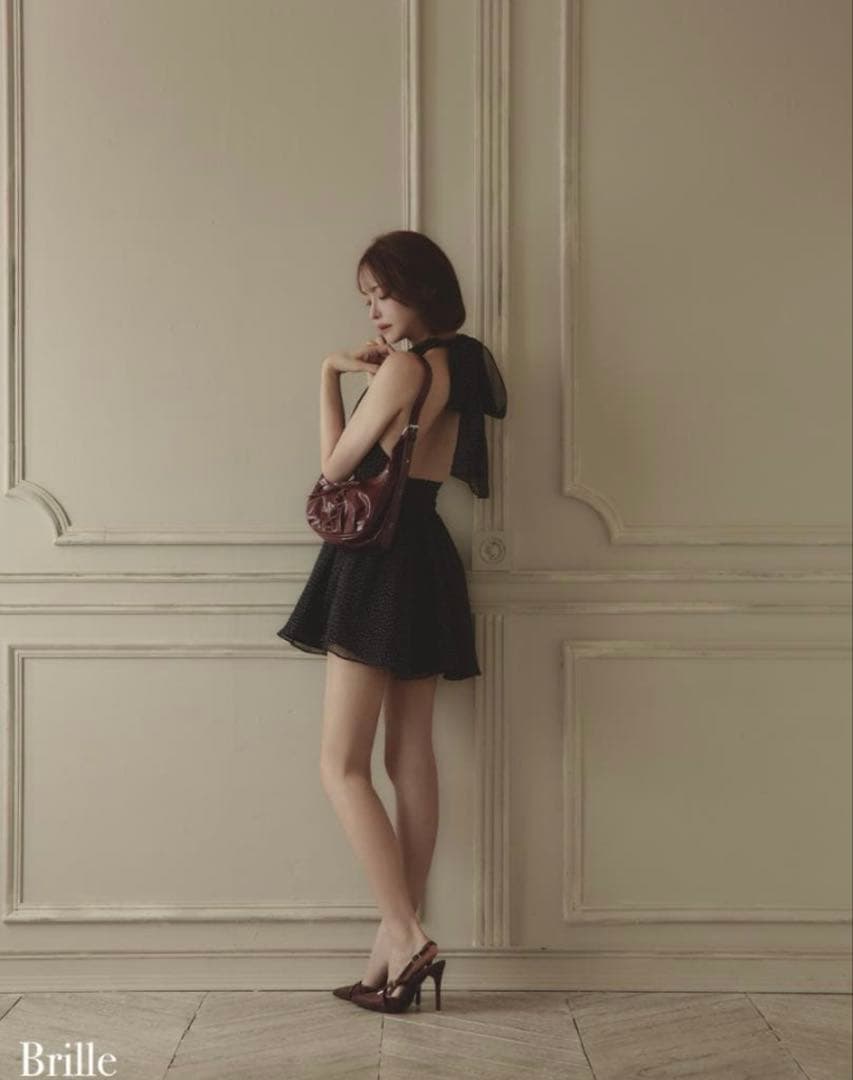 【ブリエ】brille れみれみちゃんドレス　ローブドフルール　Sサイズブラック