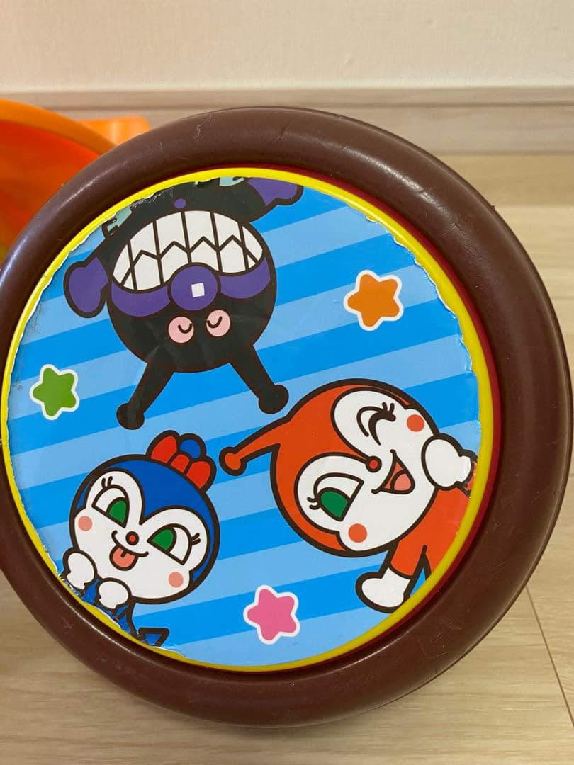 美品】室内 アンパンマン デラックスII 三輪 アンパンマン三輪車