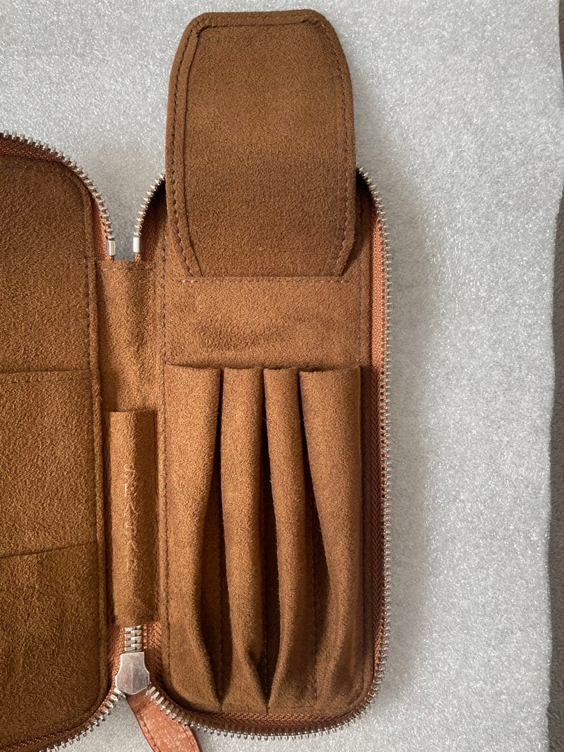 SEASAR ダクトペンケース マルゴーフォグ ブラウン 本革 希少