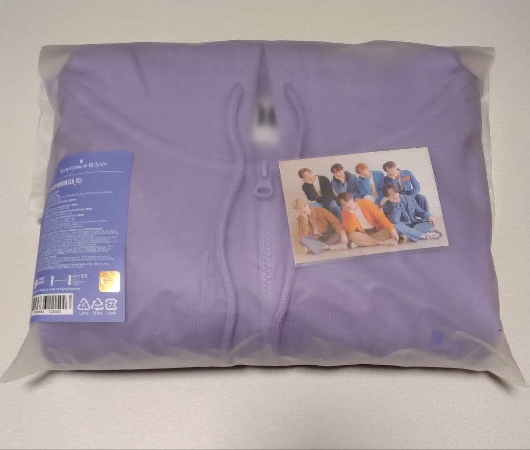 BTS　Yet to Come　BUSANパーカー　XL　トレカ付き