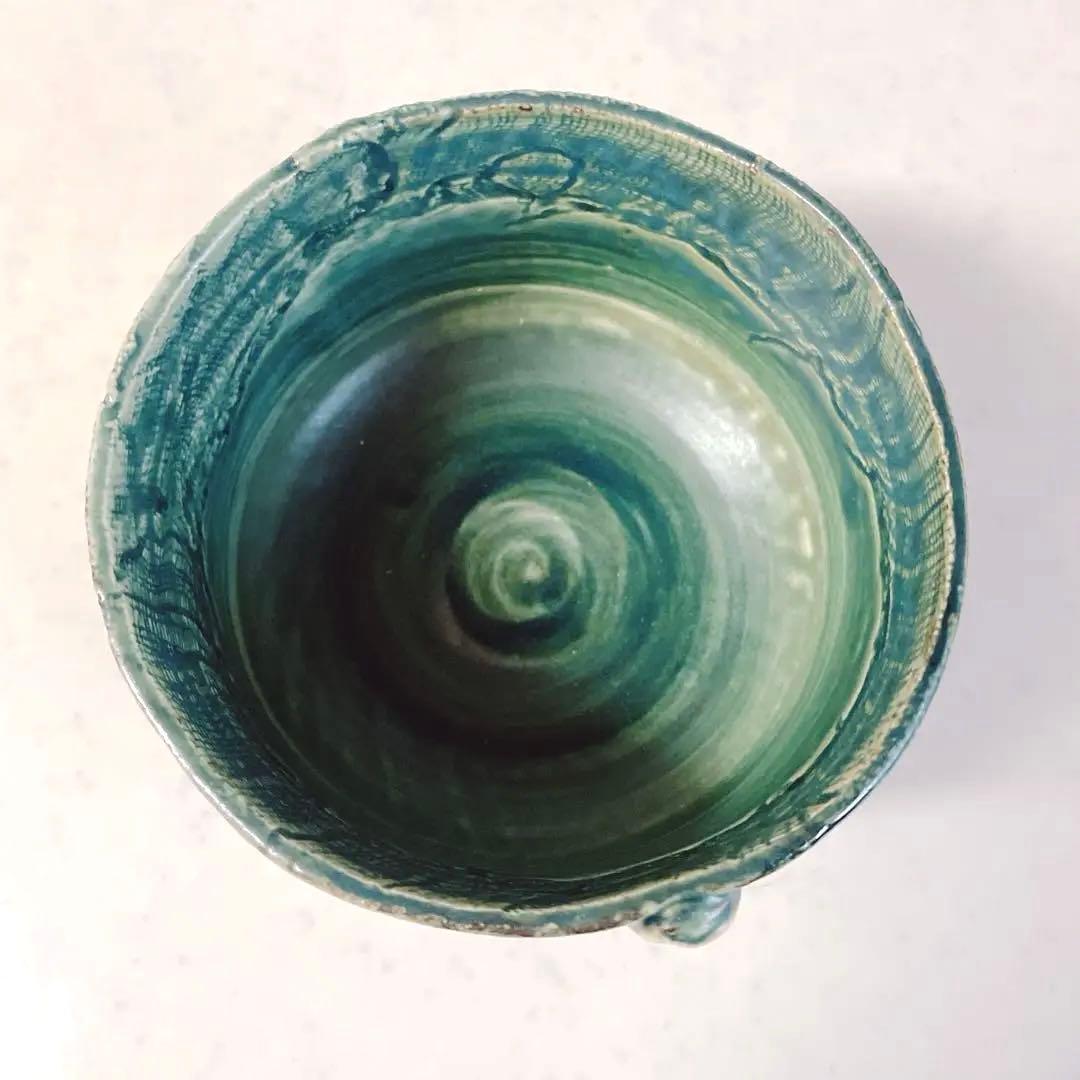 清水焼　藤平正文作　抹茶碗