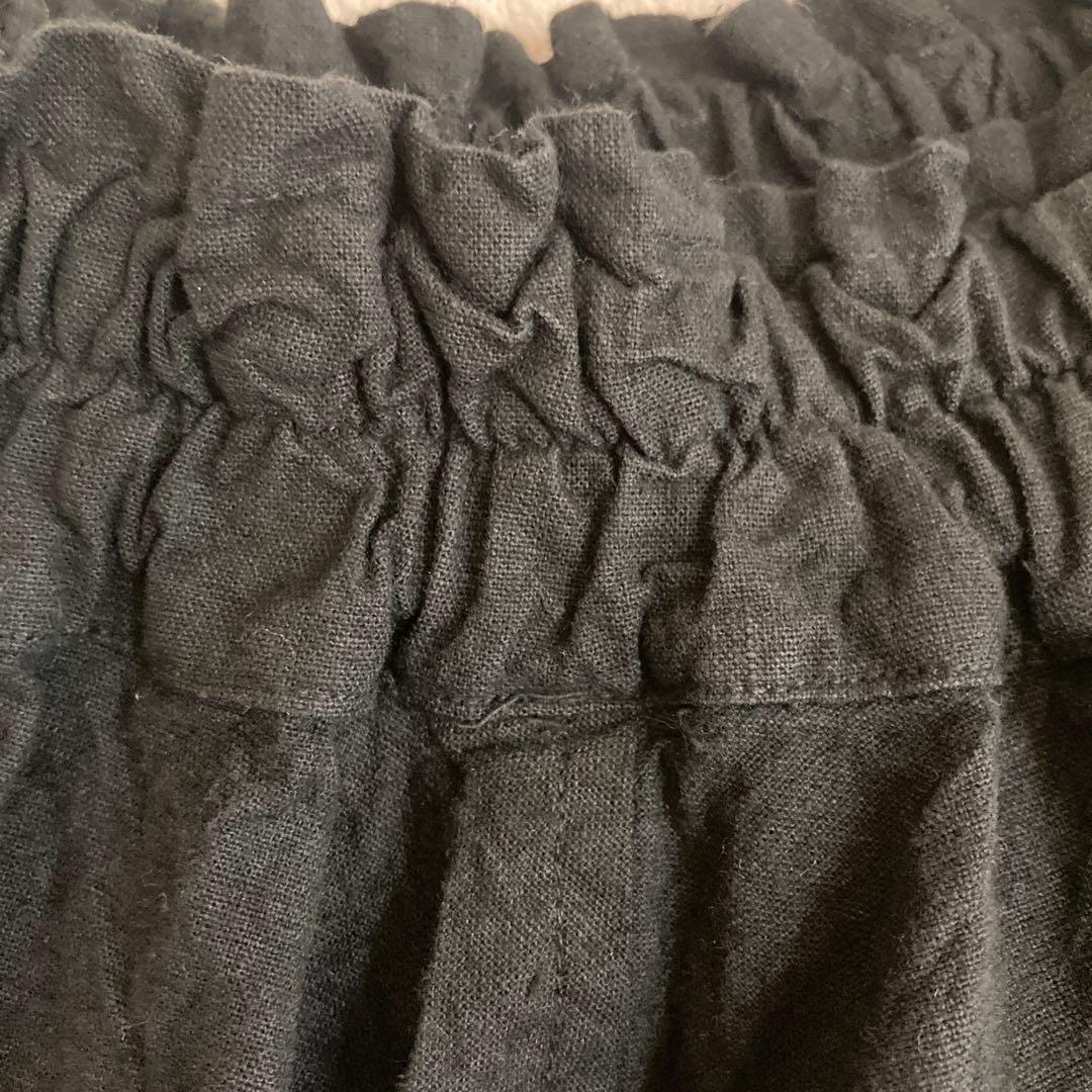 ヂェン先生の日常着 バルーンパンツ ブラック 黒 Mサイズ 厚手 新品未使用