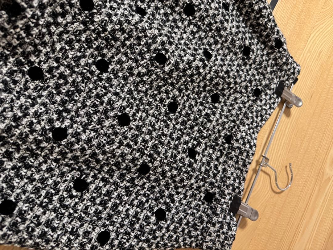 sheller シェリエ　ドットツイード　キュロット