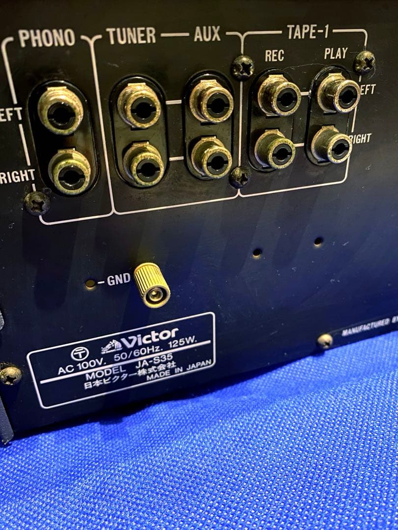 Victor プリメインアンプJA-S35 ビクター パワーメーターLED