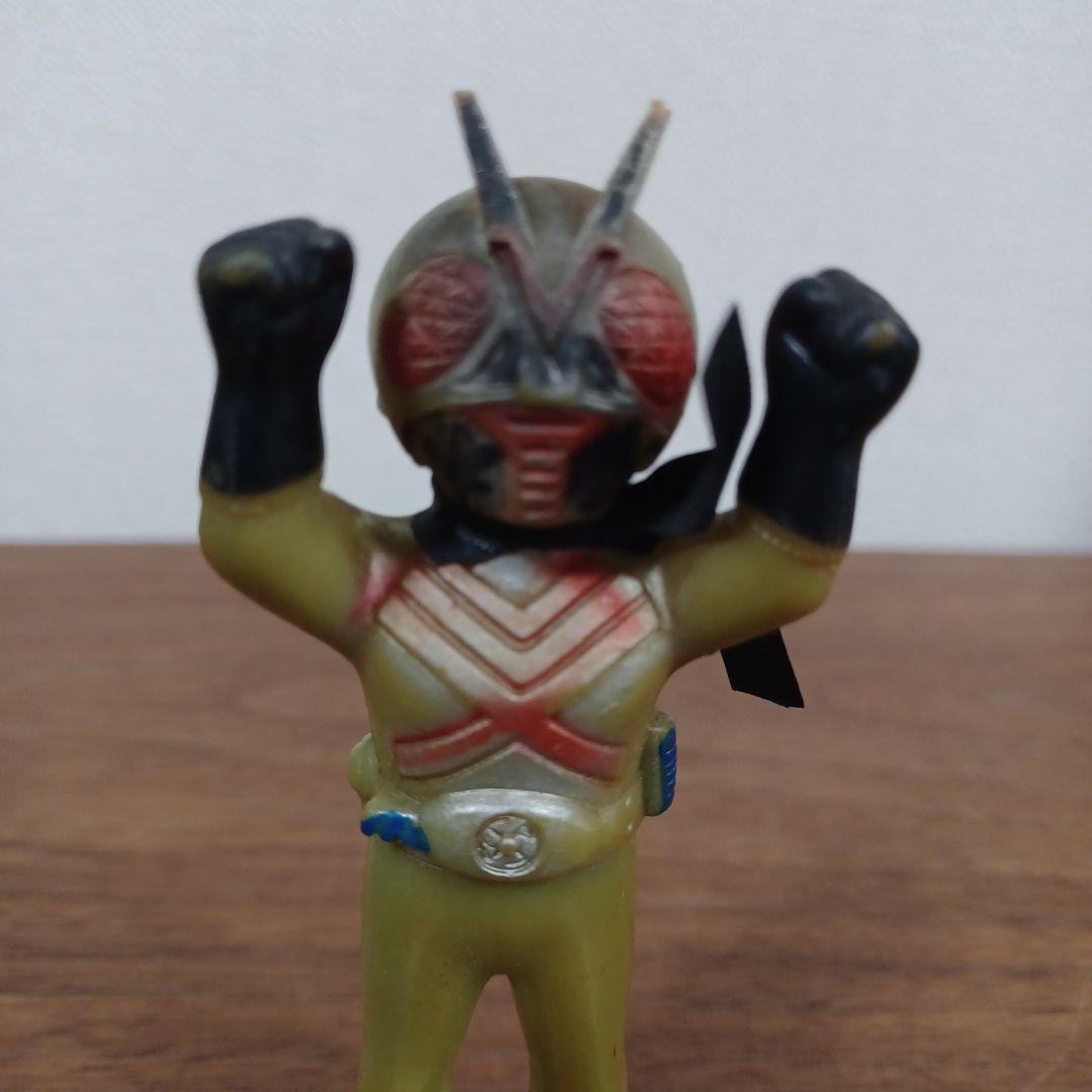 当時もの　ポピー製「仮面ライダーX」希少ミニソフビフィギュア