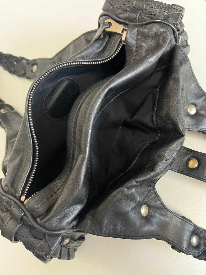 バッグ Chloe Silverado Leather Handbag Python