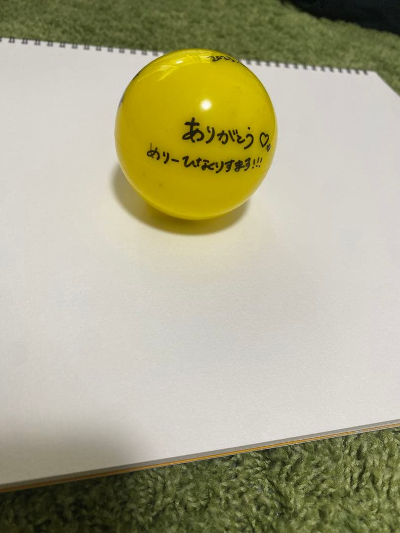 激レア】日向坂46 潮紗理菜 卒業セレモニー 直筆サインボール