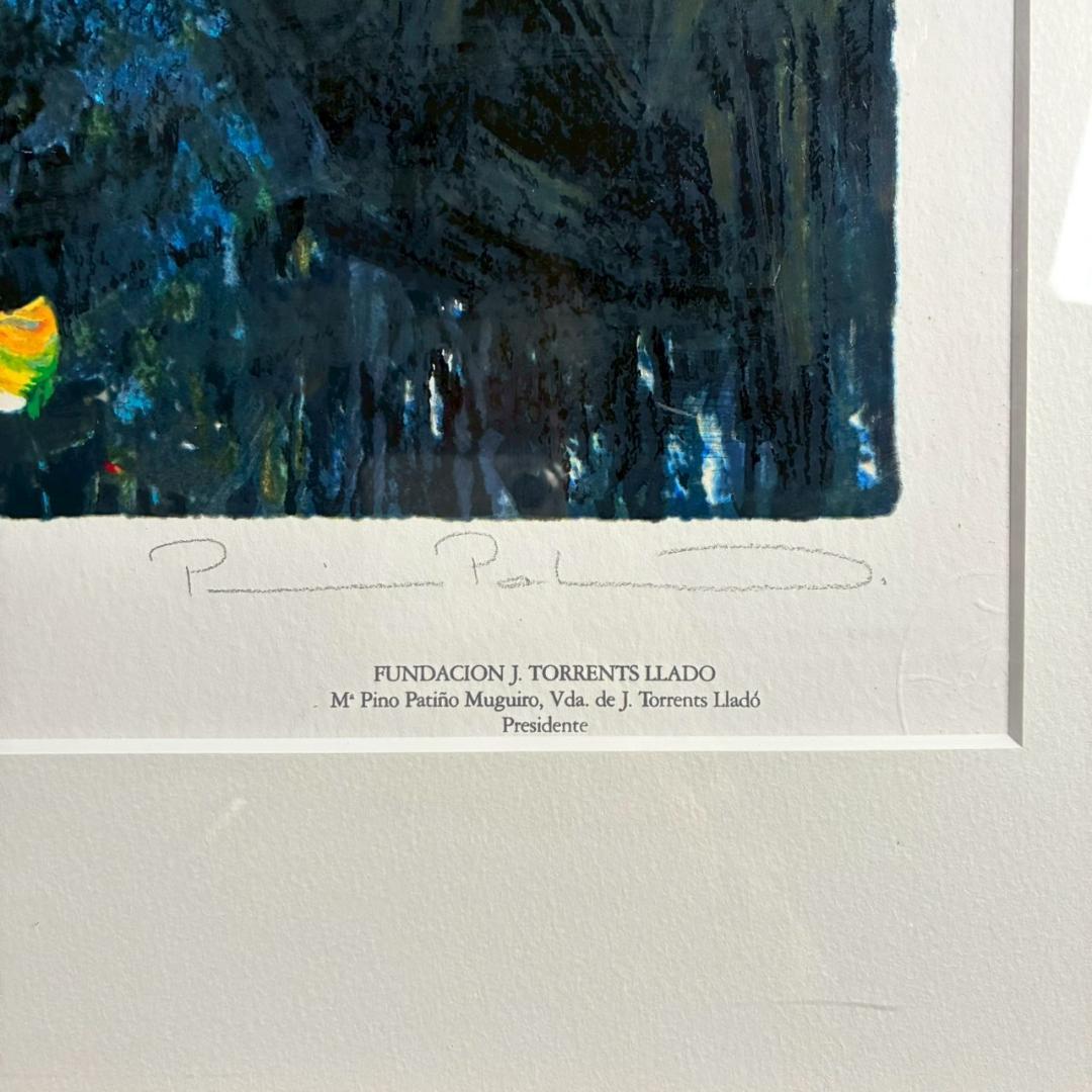 トレンツ・リャド「カサフラゴナール」シルクスクリーン 大作 遺族