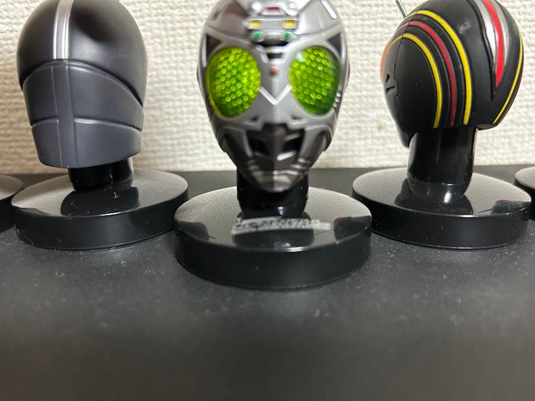 仮面ライダー マスクコレクション　5体セット　マスコレ　シャドームーン発光台座