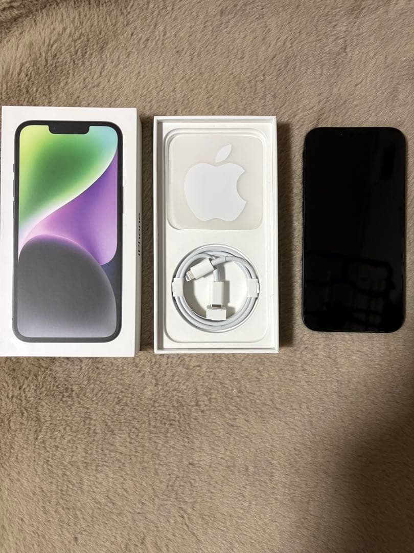 美品iPhone14 128GB ブルー バッテリー82% - メルカリ