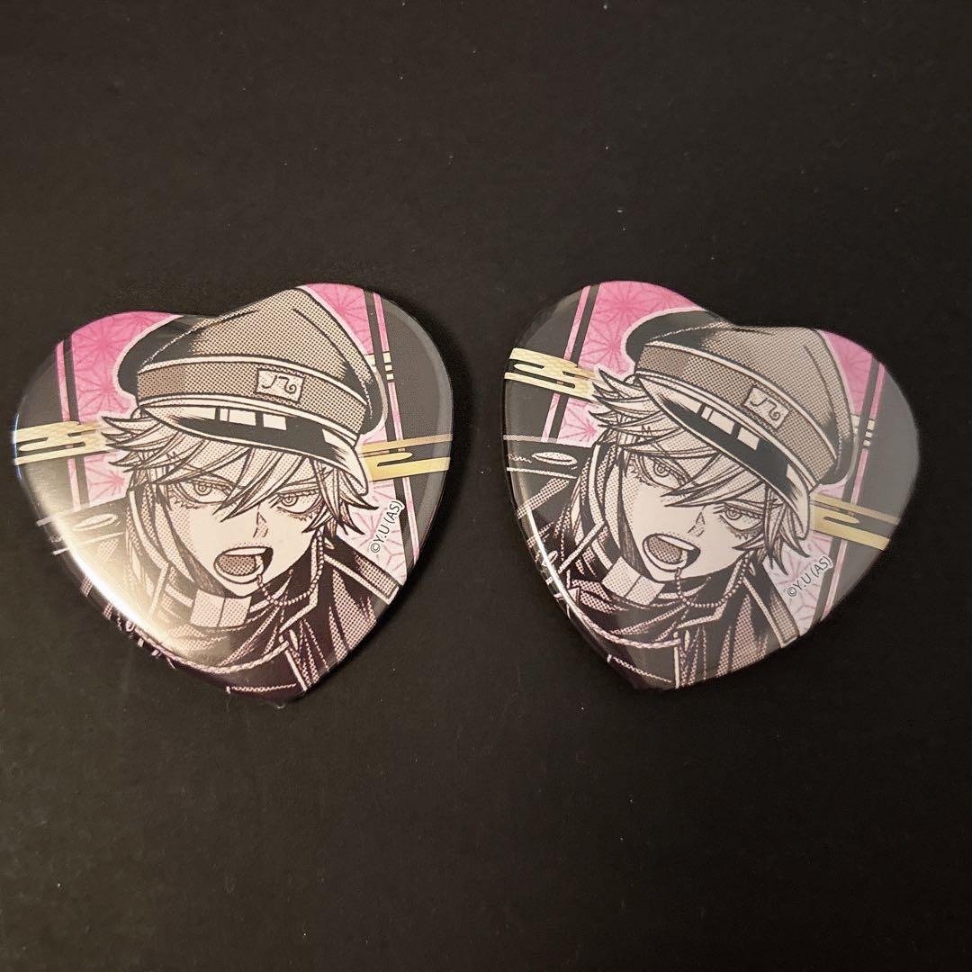 桃源暗鬼 ハート缶バッジ 等々力颯 - メルカリ