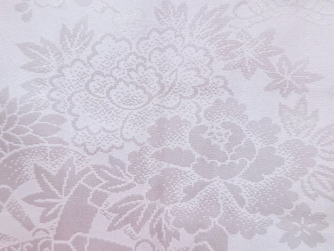 AI 美品 振袖フルセット 雪輪に桜 青 金駒刺繍 金彩 正絹 帯・