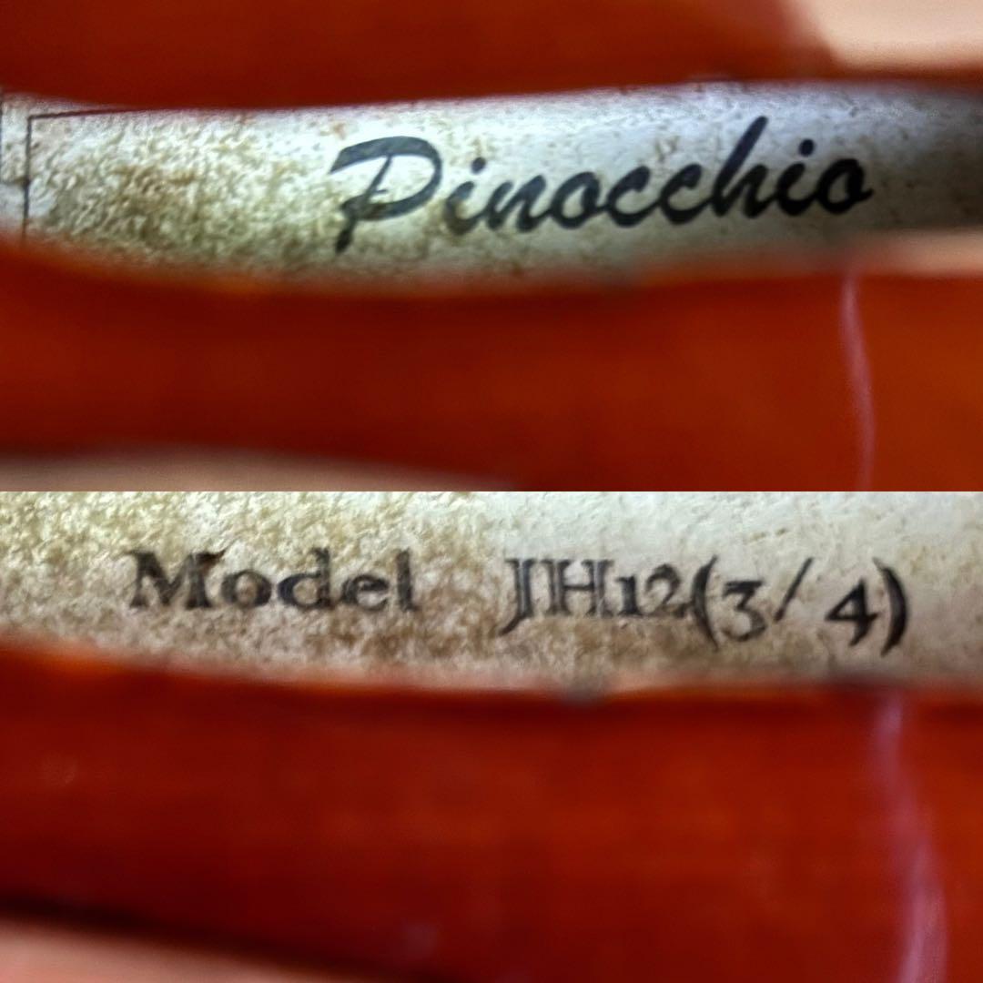 ジャンク　PINOCCHIO JH12　3/4　バイオリン　弓