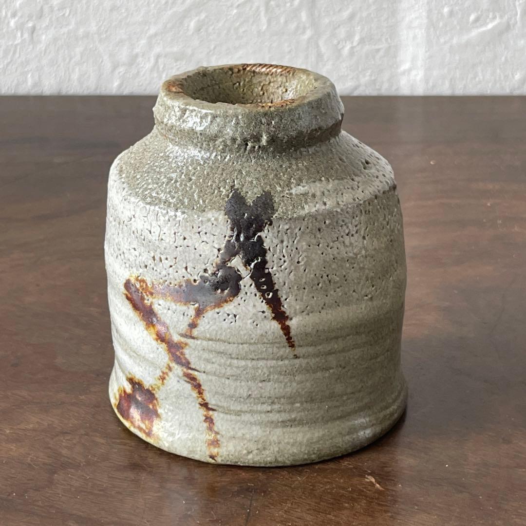 人間国宝 浜田庄司 鉄絵 湯呑 共箱 酒器 ぐい呑 としても