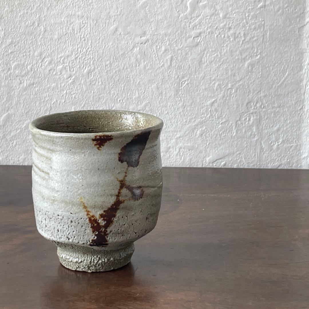 人間国宝 浜田庄司 鉄絵 湯呑 共箱 酒器 ぐい呑 としても