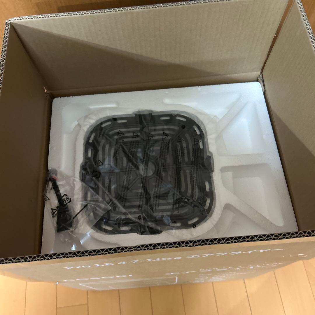 新品COSORI エアフライヤー 4.7L ブラック ノンフライヤー 大容量