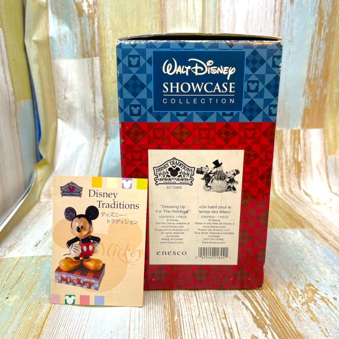 ミッキーマウス Mickey ミニーマウス 雪だるま クリスマス フィギュア