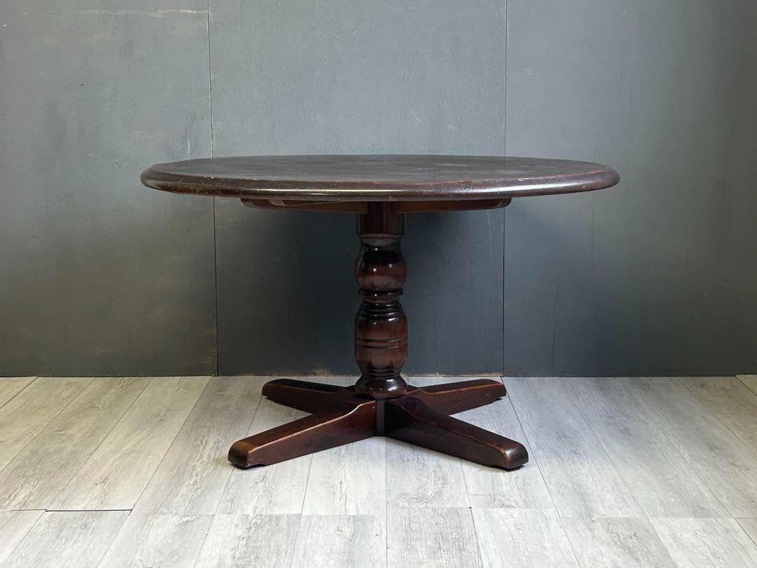 ビンテージ　丸テーブル　センターテーブル　カフェテーブル　コーヒーテーブル　IR