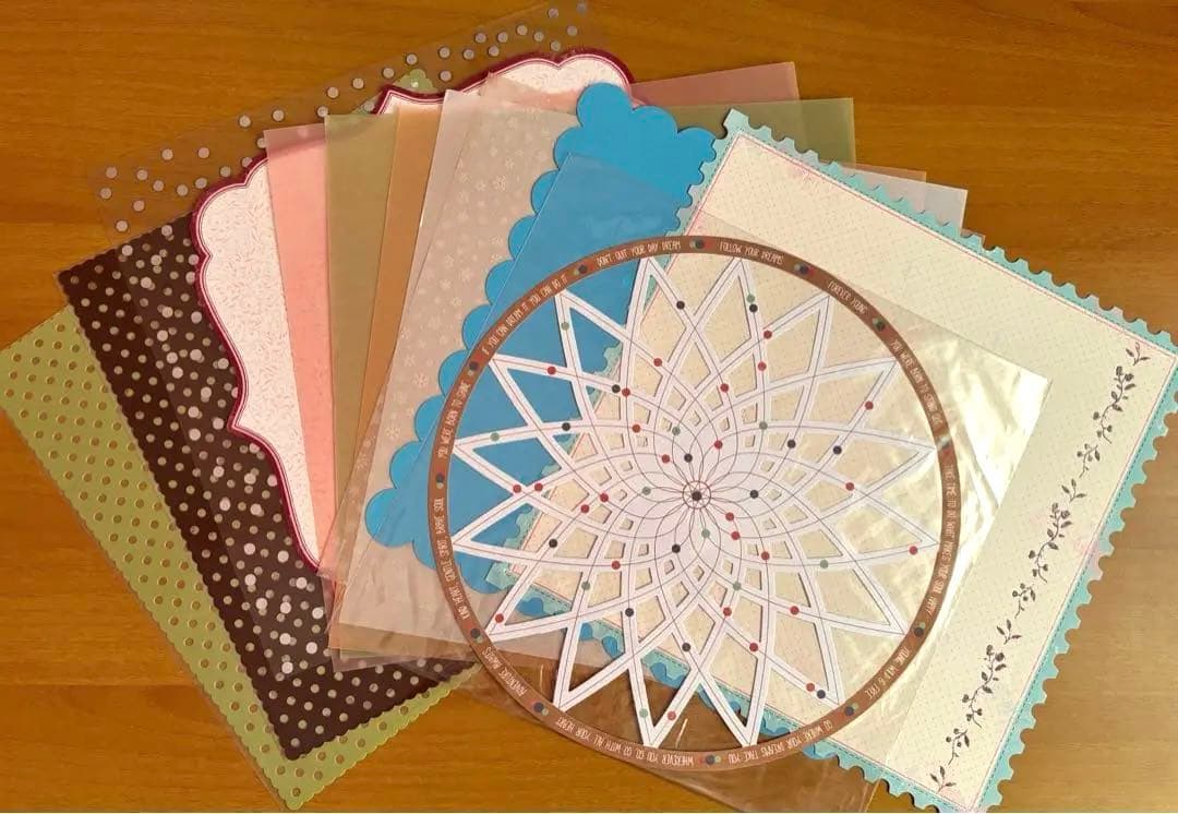 130枚以上】 スクラップブッキング12インチペーパー （スタンピン