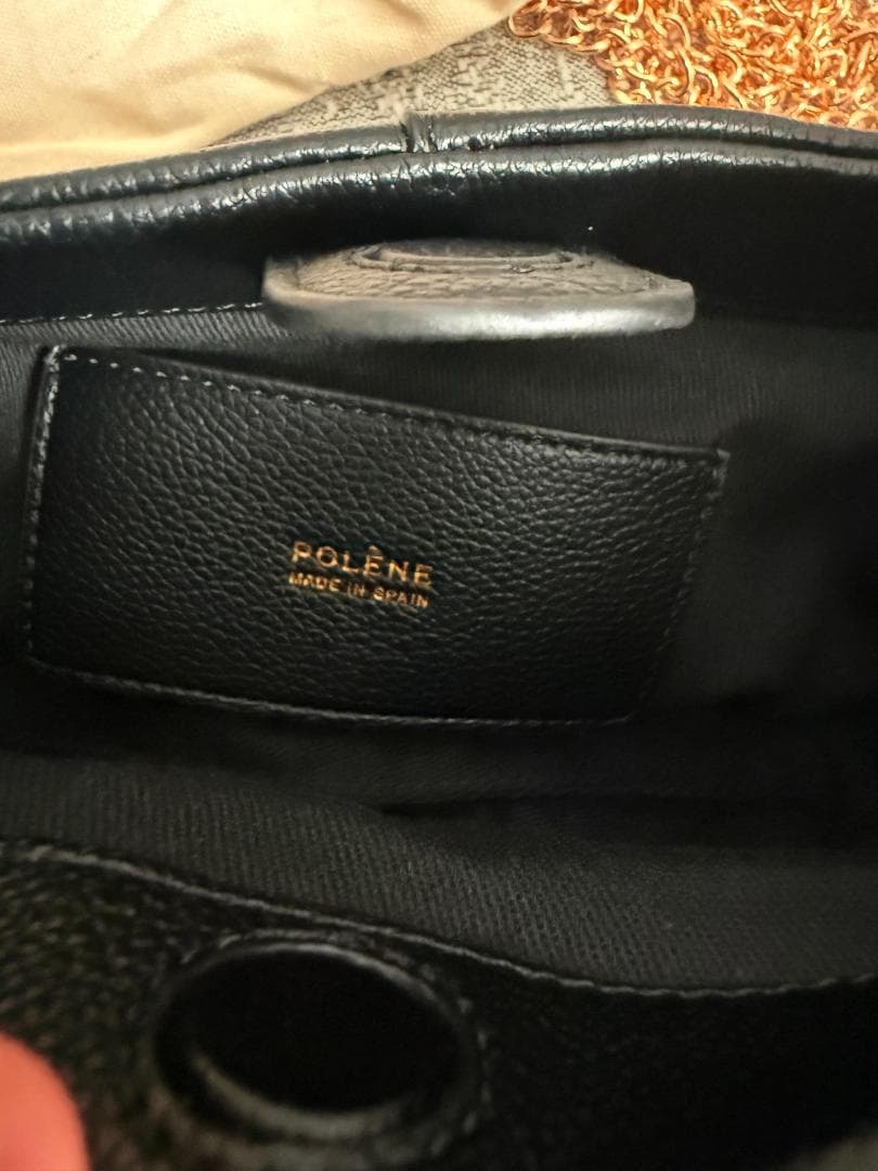 POLENE Beri ショルダーバッグ ブラック