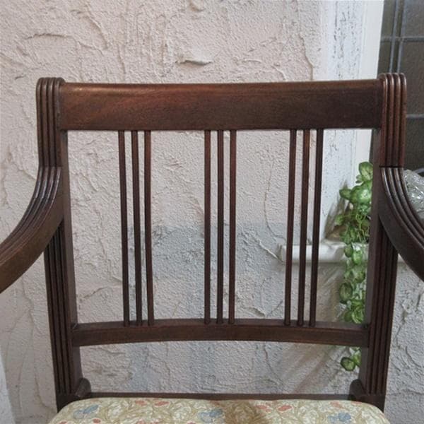 イギリス アンティーク 家具 アームチェア ダイニングチェア 椅子