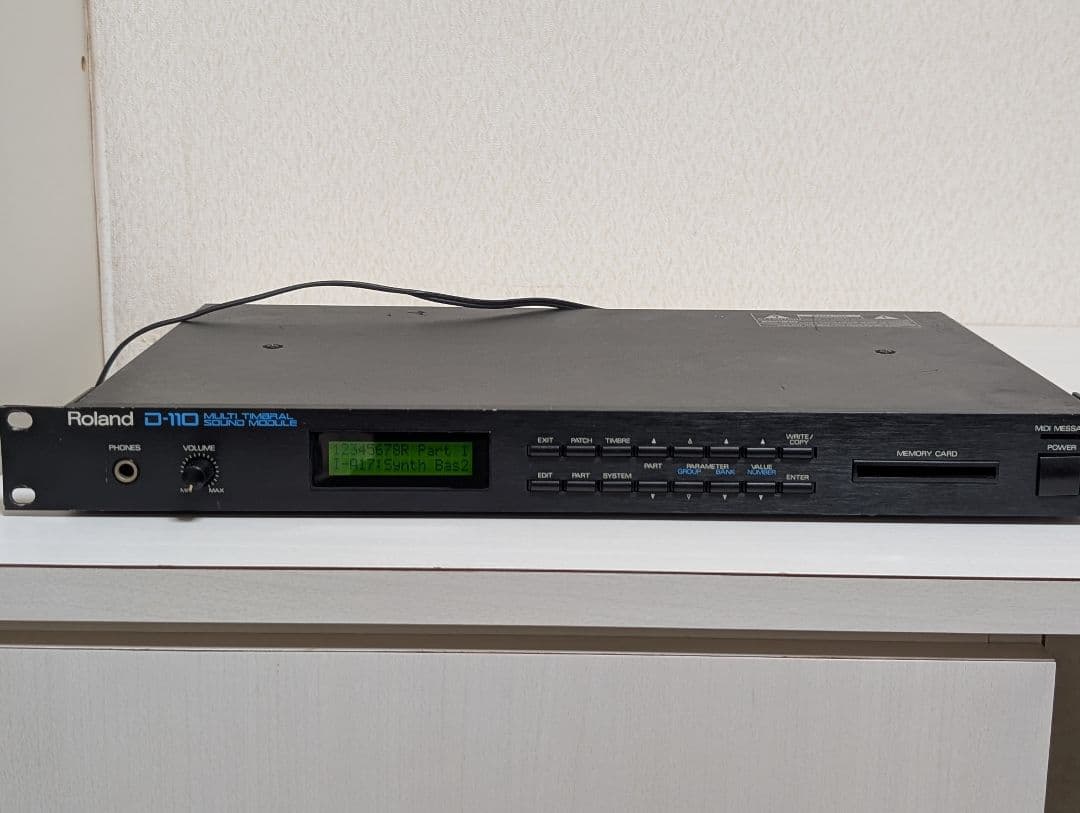 Roland D-110 モジュール音源 Roland D-110 LA音源 サウンドモジュール