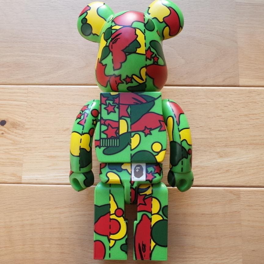 ベアブリック☆エイプ☆サイケ☆スターカモ☆400%