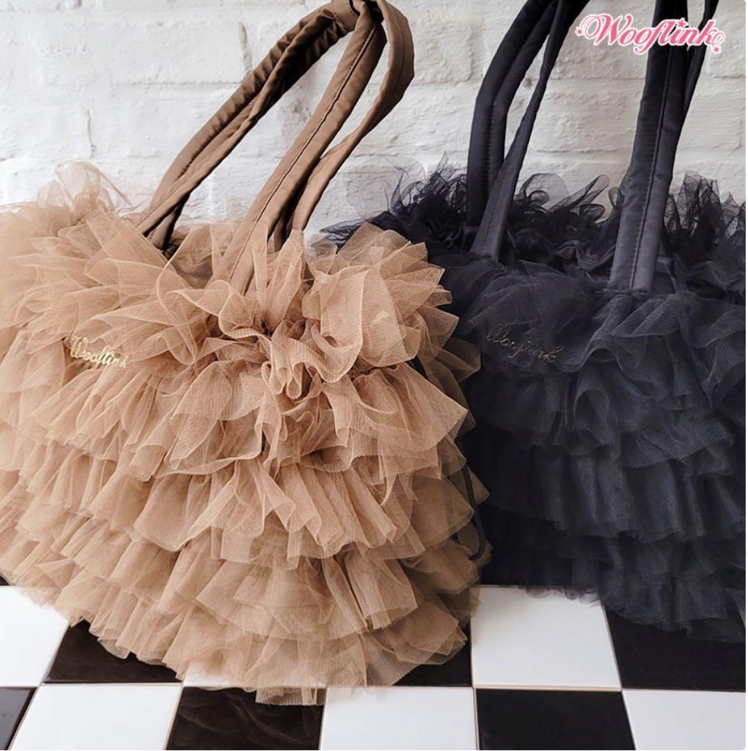 WOOFLINK(韓国ブランド)セレブ犬用キャリーバッグ 黒 送料無料ウーフ