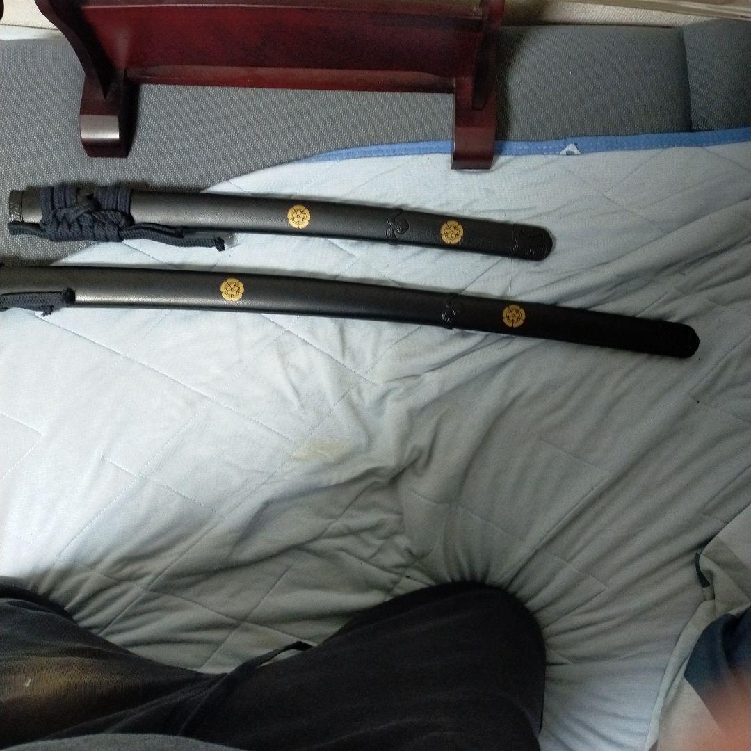 居合刀　模造刀　日本刀　織田木瓜紋本　織田信長　刀剣　鮫皮　鉄鍔