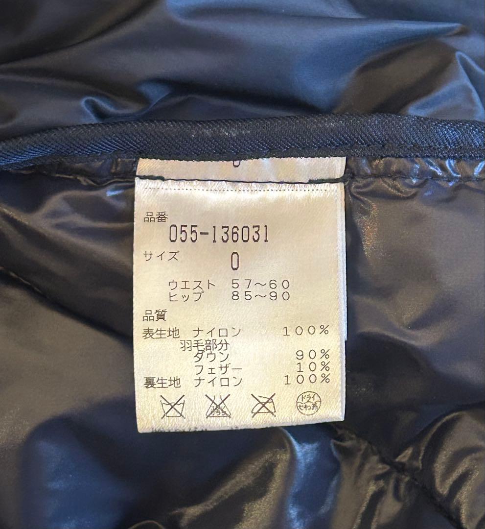 PEARLY GATES ネイビー ダウンパンツ サイズ0