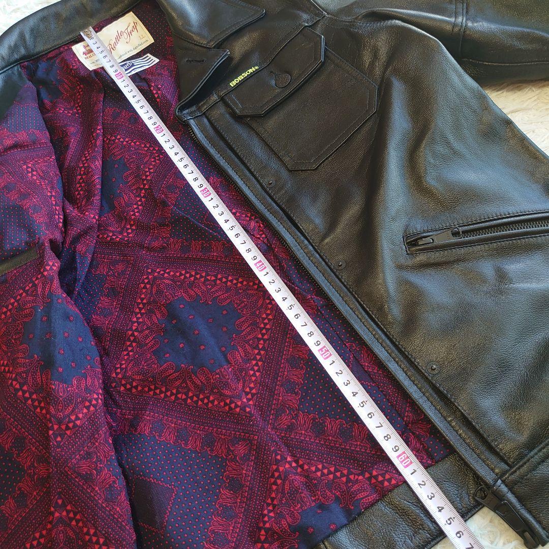 新品・希少】ラトルトラップ × ボブソン やぎ革 レザージャケット XL