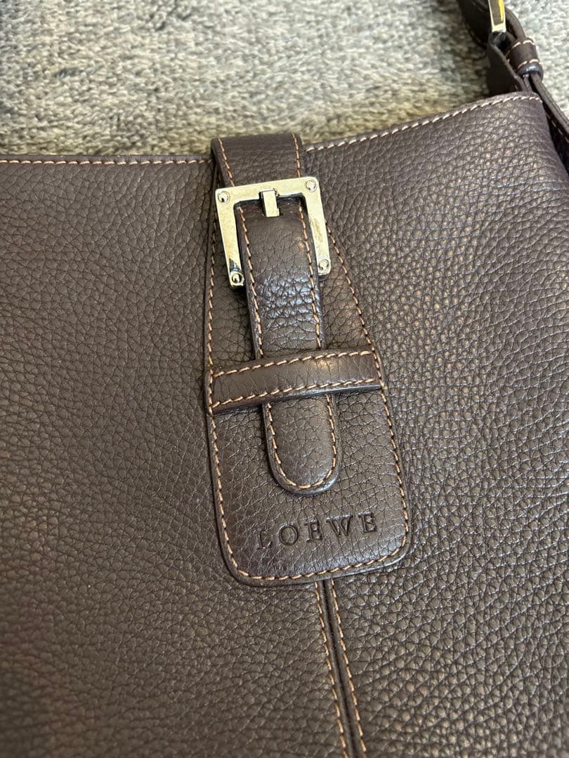 LOEWE ロエベ　レザーショルダーバッグ