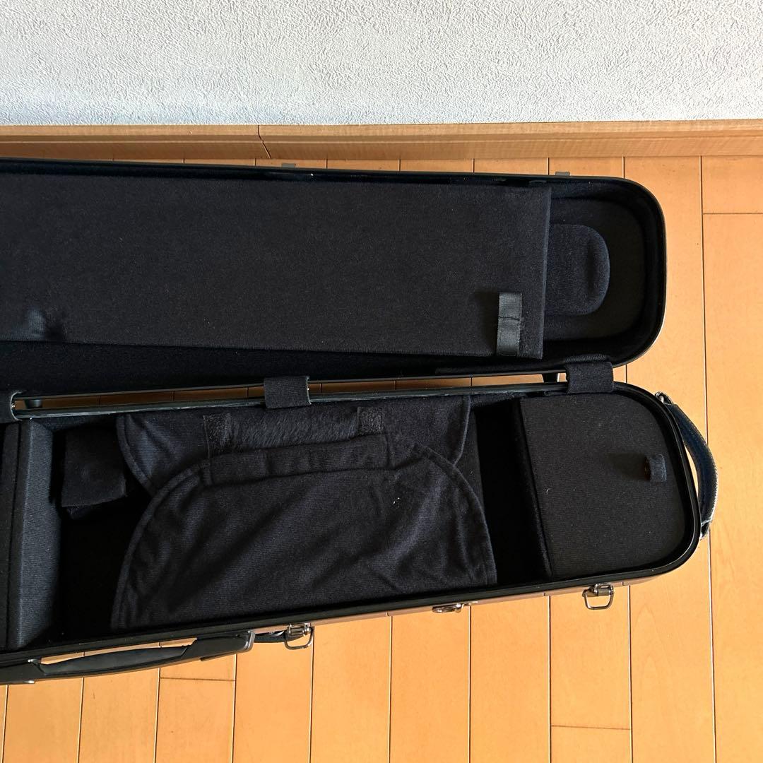 【中古】C.C.シャイニーケースII トロンボーン用ケース　ブルー