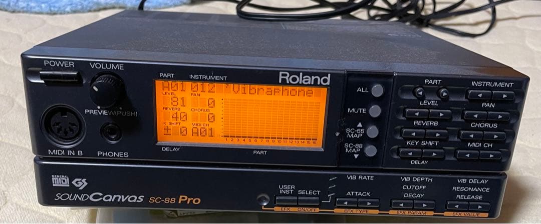 Roland SC-88 Pro MIDI音源モジュール