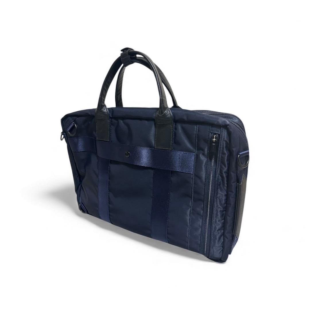 PORTER ¥94,600 TIME 3WAY BRIEFCASE ネイビー