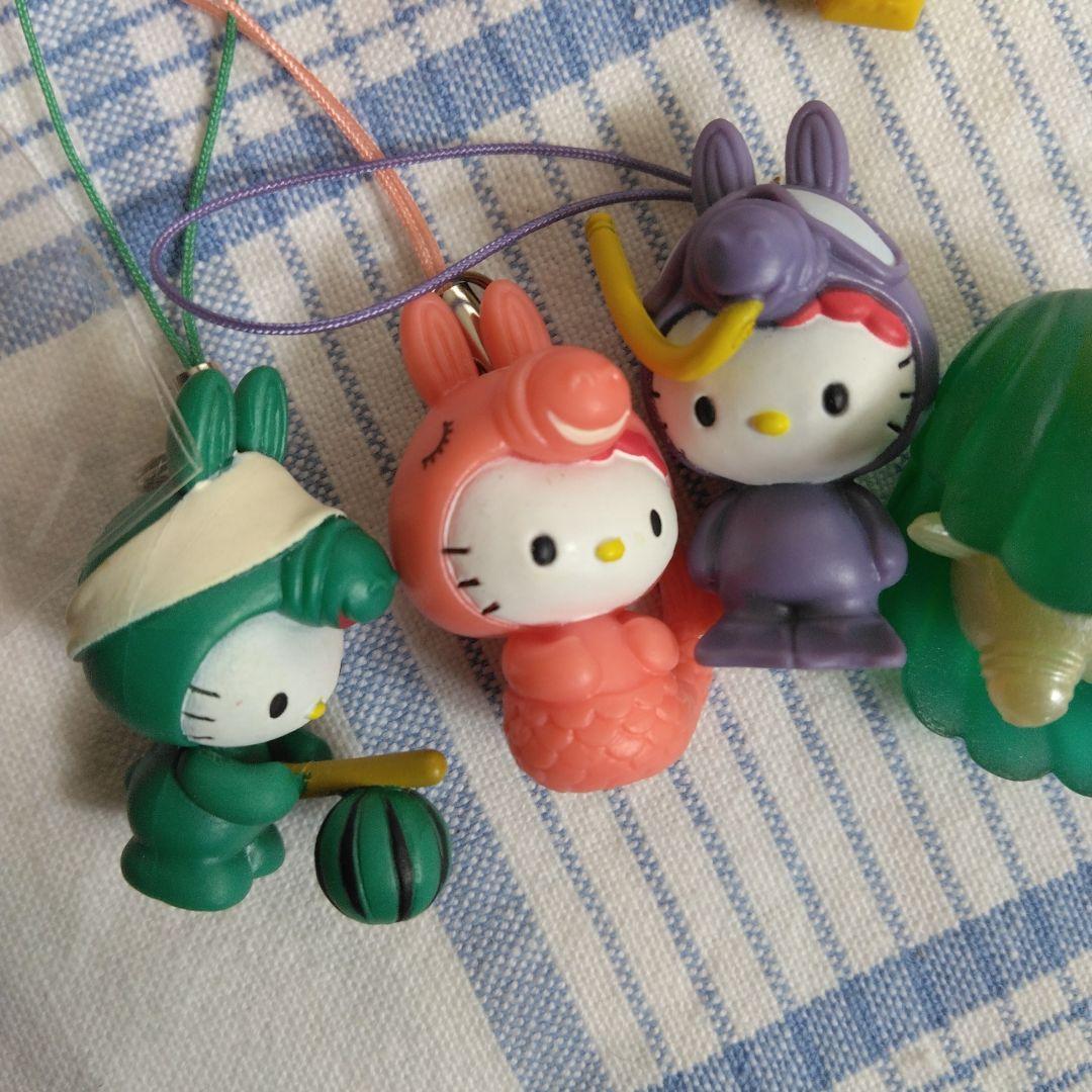 ハローキティ、ロディ、ご当地キティ、ストラップ、根付け、平成レトロ