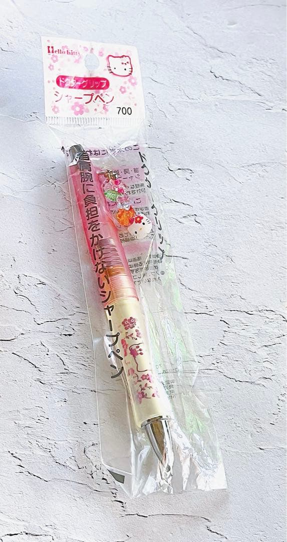 レア★ 未開封　ドクターグリップ　シャープペン　キティ　平成　2001 チャーム レア☆ 未開封 ドクターグリップ シャープペン キティ 平成 2001