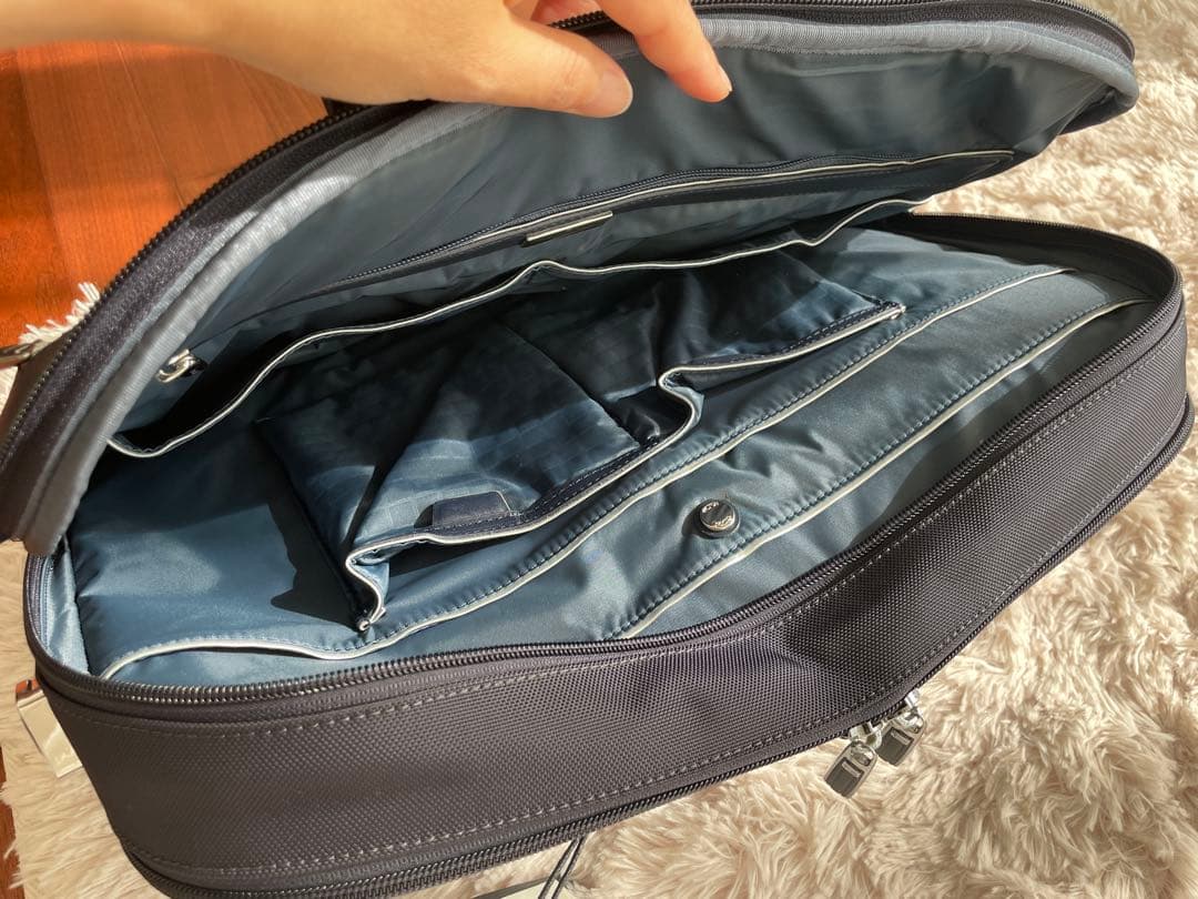 [新品タグ付]Tumi ビジネスバッグ ネイビーメンズ