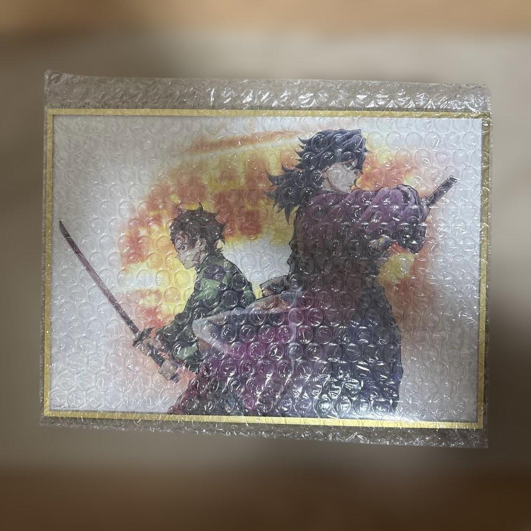 鬼滅の刃 繋ぐ 義勇と炭治郎 WEBSHOPくじ B賞 アクリル色紙 - メルカリ