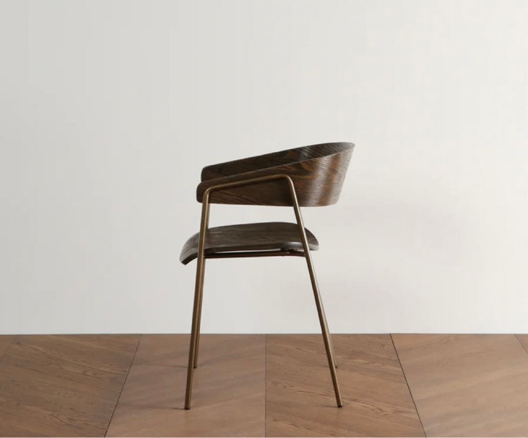 【美品】KANADEMONO / Steel Wooden Chair