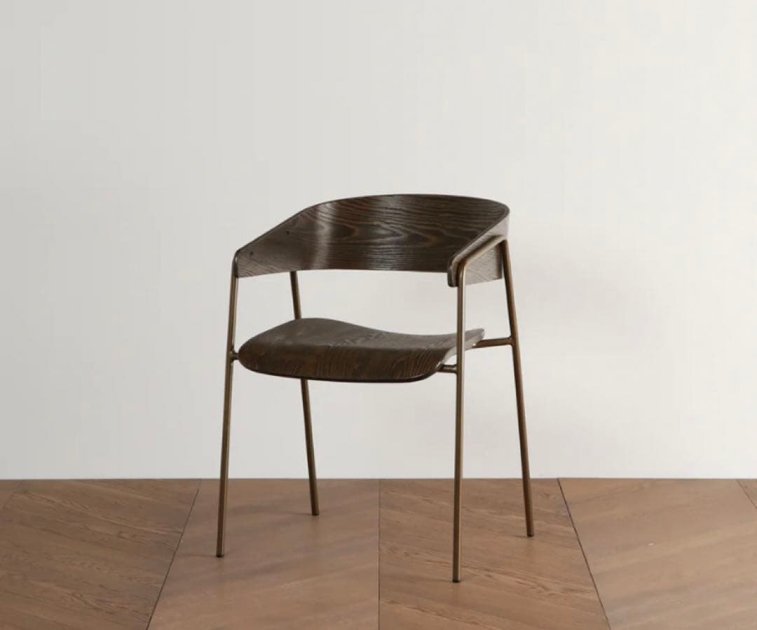 【美品】KANADEMONO / Steel Wooden Chair