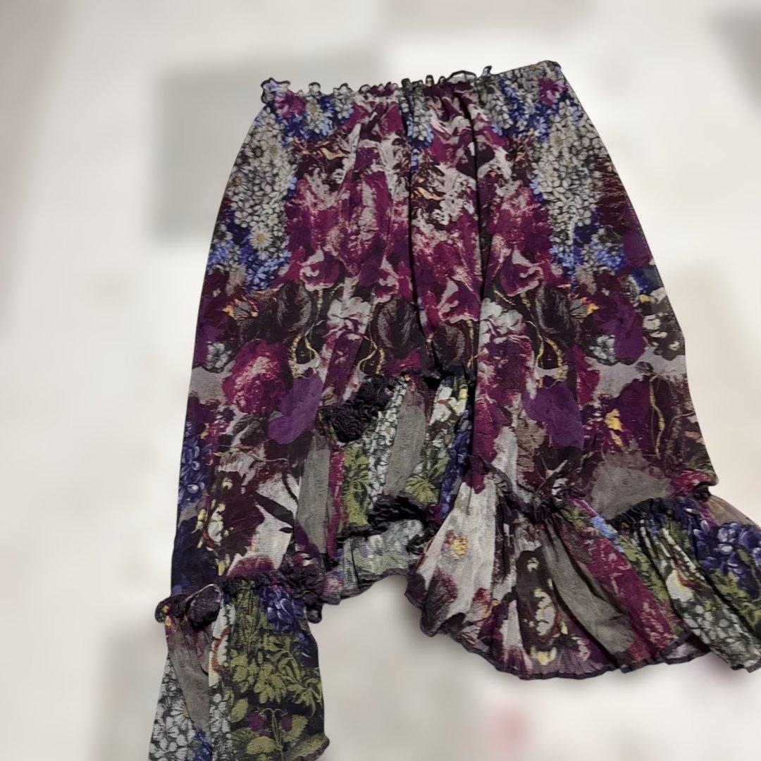 Jean Paul GAULTTER 花柄　変形スカート