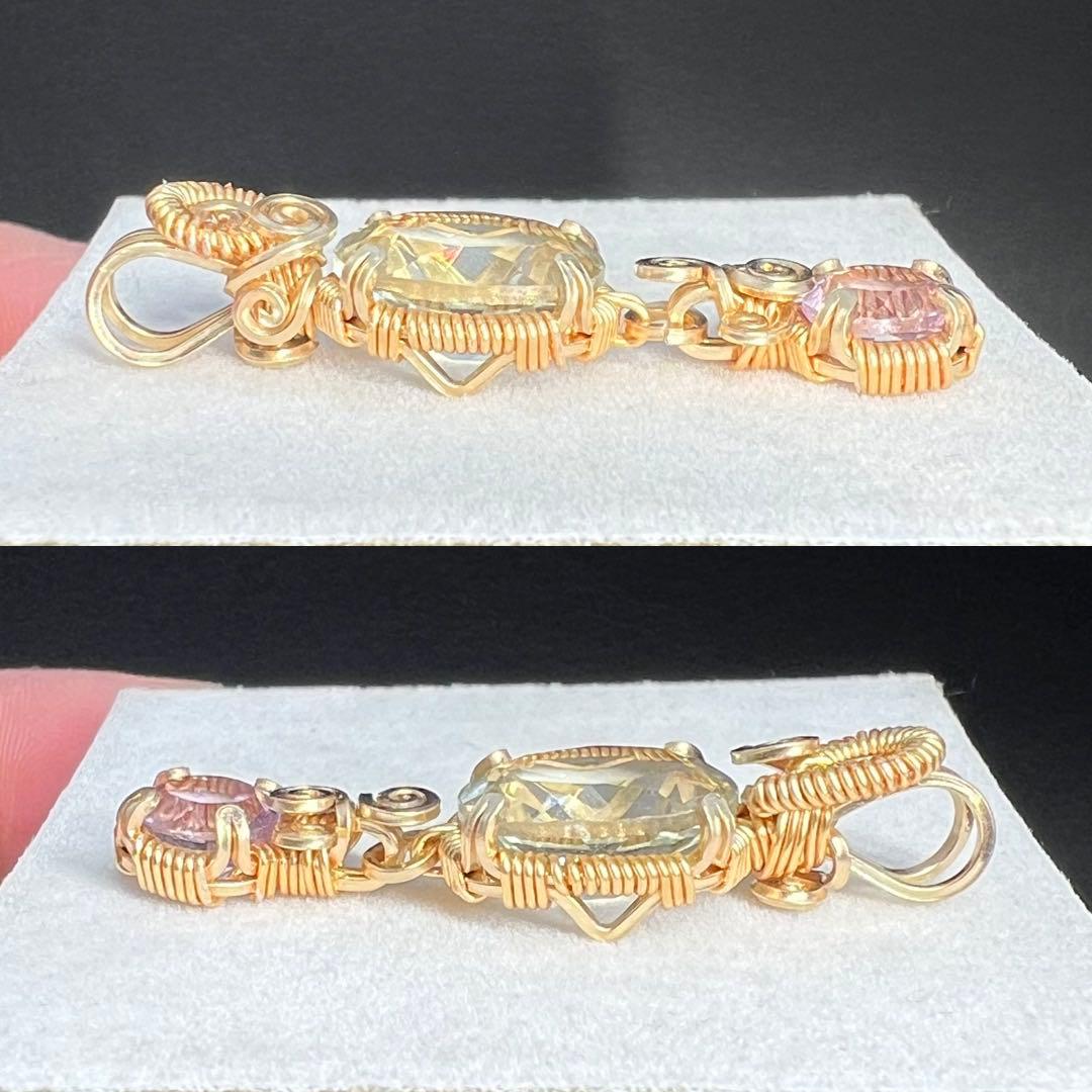 for ☆ よとぽん ☆様 】グリーンアメシスト＆ピンクアメシスト ペントプ