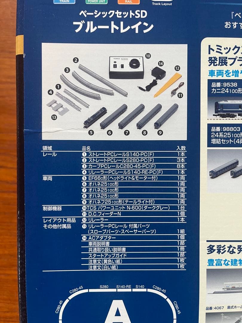 TOMIX ベーシックセットSD ブルートレイン